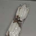 Thiccywoov 8 Pcs Large Christmas Flower Magnolia Flowers Christmas Tree Decoration Artificial Poinsettia Stems Velvet Xmas Ornaments for Xmas Tree Table Decor(White, 12 Inch)