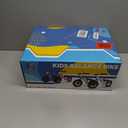 KRIDDO Pro Toddler Balance Bike 2+ Year Old with Hand Brake and Kickstand, 12 Inch Push Bicycle, Gift Bike for 2-5 Boys Girls, Blue