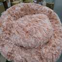 Bedfolks Calming Fluffy Donut Dog Bed for Large Dogs,Pink, 36" Round
Fluffy Faux Fur Plush Pet Bed,Anti-Anxiety,Removable & Machine-Washable Cover,Non-Slip Bottom,for Large Dogs Up to 100 Lbs