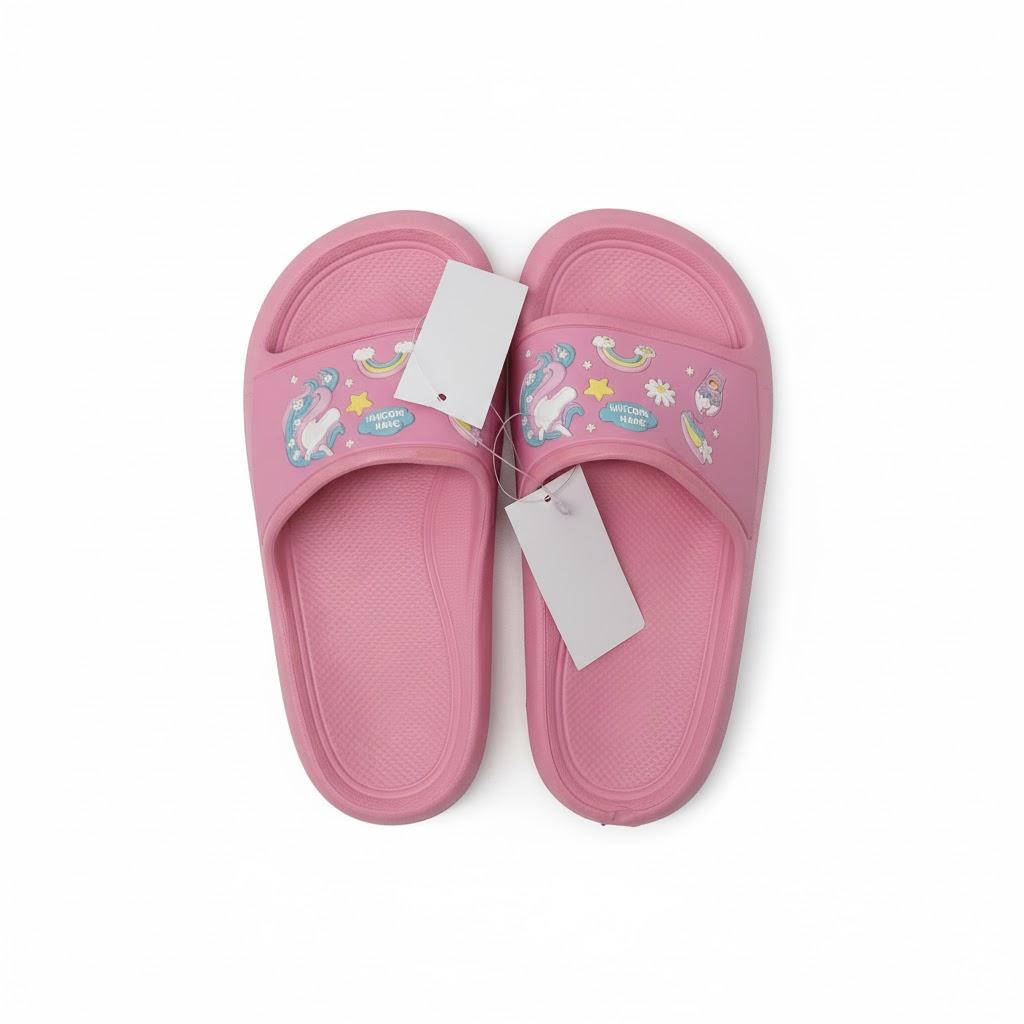 G Pastel Charm Slide , Kids Slippers ,1/2, Pink 