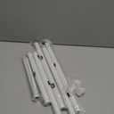 ALLZONE Shower Curtain Rod Tension No Drill, 42-83 Inches, Heavy Duty Tension Curtain Rod, Rustproof Shower Rods for Bathroom, Adjustable Spring Tension Rods for Windows, White