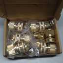 Garden Hose Quick Connect, 6 Set Solid Brass 3/4 Inch GHT Thread Garden Hose Quick Connect Fittings, No-Leak Male and Female Water Hose Quick Release Connectors