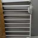Safety Gate for Stairs & Doorways, Auto-Close Baby Gate or Dog Gate Pressure Mount No Drilling, 30" Tall All Metal Frame with Dual Locking System (White, 30" Tall 29"-33" Wide)