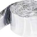 Car Aluminized Sleeving Heat Sheathing Roll - Heat Radiant and Prevent Vapor Lock Heat Shield for Brake Cable/Fuel Line/Spark Plug (1-1/2inch(I.D. Wide) - 72'')