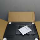 Kitsure Thicker & Sturdier Shoe Boxes - 12 Pack Black Clear Plastic Foldable Storage Organizer with Magnetic Door, Reinforced Heavy-Duty Design for Sneakers, Toiletries & Accessories, 13.2"x9.8"x7.3"