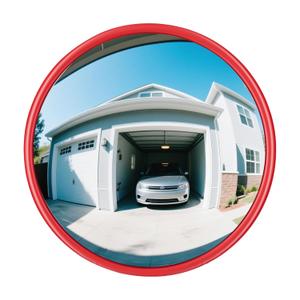12" Convex Mirror - Wide Angle Clear View Indoor Security Mirror, Corner Mirrors with Adjustable Bracket for Garage, Warehouse, Driveway, Parking, Office & Traffic Safety