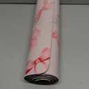 Bow Rugs for Kitchen Floor, 2PCS Anti Fatigue Pink Bow Mats for Kitchen Floor Rubber Non Slip, Washable Cushioned Bowknot Carpet Rug for Sink Laundry Gifts for Christmas 15.7"×27.5" +15.7"×47" 3.5mm