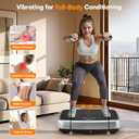 Vibration Plate Exercise Machine, 2025 Upgraded Double Motors Vibration Plate for Lymphatic Drainage, EvoSpark 3D PRO Vibration Plates for Weight Loss,450 Lbs Capacity Vibrate Fitness Platform