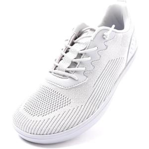 Barefoot Walking Shoes of Women & Wide Toe Box Fashion Sneaker | Women's Breathable & Comfortable Non-Slip Vitality Running Shoes Zero Drop Minimalist Shoes Footwear Grey 5.5