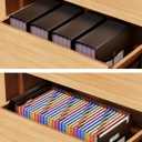 ABC life 26 Pockets Accordion File Organizer, Expanding File Folders, Portable Monthly Bill Receipt Organizer with Colorful A-Z Tabs, Desktop Folders Letter A4 Paper Document Storage for Home Office