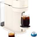 Nespresso Vertuo Next Coffee and Espresso Maker by DeLonghi, Creamy White with Gold