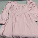 Arshiner Girls Dresses Long Sleeve Tie Back Fall Winter Off Shoulder Dress Kids Clothes (11-12 Years)