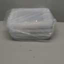 Citylife 3 PCS Plastic Storage Bins with Latching Lids Portable Project Case Clear File Box Stackable Storage Containers for Organizing B5 Paper, Photo, Document, Scrapbook