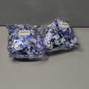 2 x 33FT Christmas Garland, Blue and Silver Tinsel Garland Shiny Hanging Garland for Home Tree Door Mantle Indoor Outdoor Holiday Xmas Party Decor