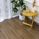 Homease 0.5mm Nature Oak Vinyl Flooring Roll 39.4" x 393.7" PET Leather-Like Waterproof Wear-Resistant Peel & Stick, Easy DIY Floor Covering for Kitchen Bathroom Rental Home, Durable