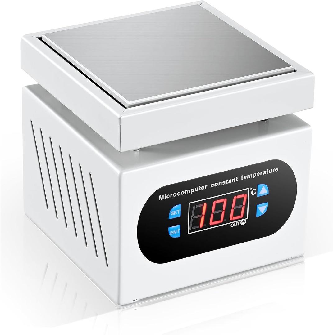 110V 350W Soldering Hot Plate LED Microcomputer Electric Preheat Soldering Station Welder Hot Plate Rework Heater Lab 100X100mm Plate