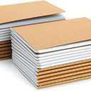 Paper Junkie A6 Kraft Paper Notebook - 4 x 6 in, Brown, 24 Pack Softcover, 80 Lined Pages - Writing Journal for Kids & Students - Bulk Journals - Notebooks & Party Favors - Classroom & Office Supplies