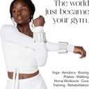 Bala Bangles Wrist & Ankle Weights for Women & Men, Home Gym Equipment, 1 LB