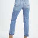Astylish Jeans for Women High Rise Straight Ankle Jeans Casual Stretch Denim Pant Light Blue (Blue)