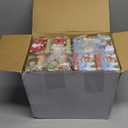 Lallisa 24 Pcs Christmas Cookie Tins with Lids 12 Styles Square Xmas Candy Tin Set Small Metal Candy Box Mini Tinplate Cookie Candy Boxes for Gift Giving Holiday Party Favors, 2.95 x 2.95 x 2.56 Inch