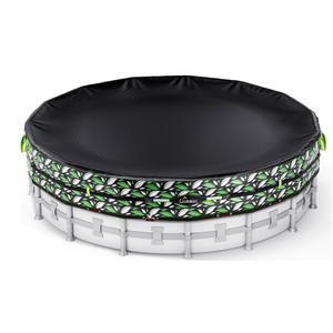 UIRWAY 2026 Upgrade 18FT Round Winter Pool Cover for Above Ground Pools
Extra-Thick 200 GSM Fabric, Handles -22°F Weather, Windproof, Tear-Resistant, Waterproof, UV Protection