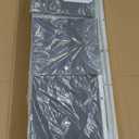 WLIVE White Dresser for Bedroom with 5 Drawers, Chest of Drawers, Fabric Small Dresser with Drawer Organizers, Storage Organizer Unit for Hallway, Entryway, Closets (11.73"D x 39.37"W x 26.57"H)