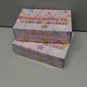 2 x Mio Angle Clay Beads 2 Boxes 24 Colors Bracelet Making Kit, Round Letter Beads with Charm and Elastic Strings, Friendship Bracelets Holiday Gifts for Girls Adults