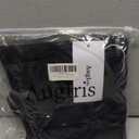 CAMPSNAIL Biker Shorts Women with Pockets - 3"/5"/8" High Waisted Workout Spandex Tummy Control Gym Running Yoga Shorts Large, Black