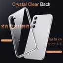 JETech Case for Samsung Galaxy S23 FE 6.4-Inch, Non-Yellowing Shockproof Bumper Protective Phone Cover, Anti-Scratch Hard PC Back (Clear)