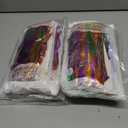 3 x 2 Pack 3.2ft x 9.8ft Rainbow Colored Pride Flag Metallic Foil Fringe Curtain, 6 Colors Multicolored Tinsel Curtains Streamers Party Photo Booth Props Backdrop for Gay Pride Month LGBTQ+ Decorations