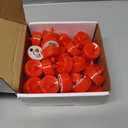 5plots Flameless Candles, 50Pcs Tea Lights Candles Battery Operated, Flameless Tealight Candles, Electric Tea Lights Votive Candles - Red - 1.5" x 1.25"- No Flicker