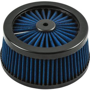 High Performance Air Filters Cleaner Fit for Harley Touring Street Road Glide Road King Softail Dyna FXDLS FXR (Blue)