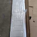 Daybed with Trundle and LED Light, Heavy Duty Metal Twin Bed Frame with Upholstered Storage Headboard & Charging Station, Day Bed Pop Up Trundle Bed Twin for Living Room,Bedroom and Guest Room, White