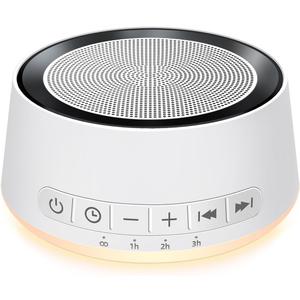 Sound Machine Night Light White Noise Machine with 30 Soothing Sounds 12 Colors Night Light Sleep Machine for Baby Kids Adults Brown Pink Nosie Machine with 32 Volume Levels for Office Home Travel
