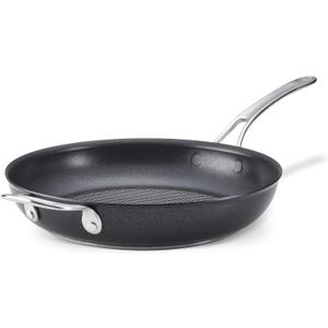 Anolon X Hybrid Nonstick Frying Pan/Skillet with Helper Handle, 12 Inch, Dark Gray