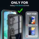 for Samsung Galaxy A16 5G Case,IP68 WaterproofBuilt-in Screen Protector-Rugged Full Body Dustproof Shockproof Drop Proof Protective with Cell Phone Ring Holder for Samsung A16 5G / 4G 6.7", Blue