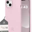 Cocomii - Rectangle Case Compatible with iPhone 14 Plus/15 Plus - Soft Touch Silicone, Microfiber Lining, Women Girls Men, Protective Phone Case for iPhone 14 Plus/15 Plus 6.7 inch, Chalk Pink