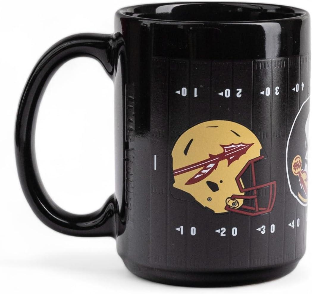 The Memory Company Officially Licensed NCAA 15oz Color Changing Coffee Mug - Heat-Sensitive Team Logo Drinkware College Sports Fan Gift & Collectible
