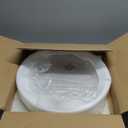 Clear Sturdy Acrylic Round Tray with Handles,Spill Proof,for Kitchen (16 inch)