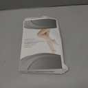 Medical Compression Thigh High Anti Embolism Stockings 15-20mmHg, for Edema, Varicose Veins, Swelling with Inspection Hole, Women & Men (Medium, Nude)