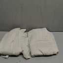 NICETOWN Farmhouse Style 100% Blackout Natural Linen Curtains 90 inches Length, 2 Panels, 62" W, Room Cooling Window Draperies with Thermal Insulated Liners for Dining Room