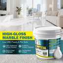 Epoxy Colored Sand Floor Paint Self Leveling–420 Fl Oz