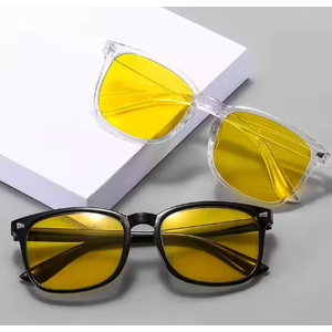 2 pack 99% Blue Light Glasses Men Woman, Computer Gaming Glasses Men, Blue Ray Filtering Amber Lens Anti Eye Strain 