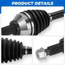 TadaMark Front Left CV Axle Shaft Assembly fits for Nissan Pathfinder 2013-2017(Before 09/2014) 3.5L, for Infiniti JX35 2013, for QX60 2014-2015(Before 09/2014) V6 3.5L, Driver Side