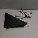 Fabric Wall Cubicle Corner Shelf with Hooks 11.8 Inch Wooden Triangular Cubicle Corner Shelf for Office Fabric Walls Display Storage Hanging Organizer for Work Decor Small Planter(Black2 PCS)