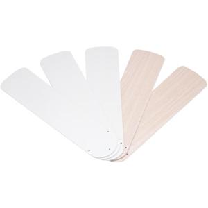 Westinghouse 7741100 42-Inch White/Bleached Oak Replacement Fan Blades, Five-Pack