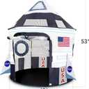 ArtCreativity Kids Tent Indoor Pop up Play Tent for Kids, Outer Space Party Decorations & Space Toys for Ages 4-12 Indoor & Outdoor Playhouse, Spaceship Playhouse for Birthday Party Decoration