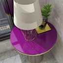 Purple Contact Paper 15.7"x196" Glossy Purple Peel and Stick Wallpaper for Kitchen Countertop/Cabinet Self Adhesive Waterproof Wall Paper Removable Decorative Vinyl