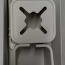 Couch Cup Holder Tray, VIENFUT Silicone Anti-Slip Sofa Armrest Tray with Side Pockets, BPA-Free Anti-Spill Couch Drink Holder for YETI, Remote, Snacks, Cellphone and iPad, Ideal Gift (Griege)