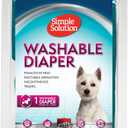 Simple Solution Washable Female Dog Diaper, Small, 1 pack
